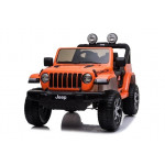 Elektrické autíčko Jeep Rubicon 4x4 - oranžové 